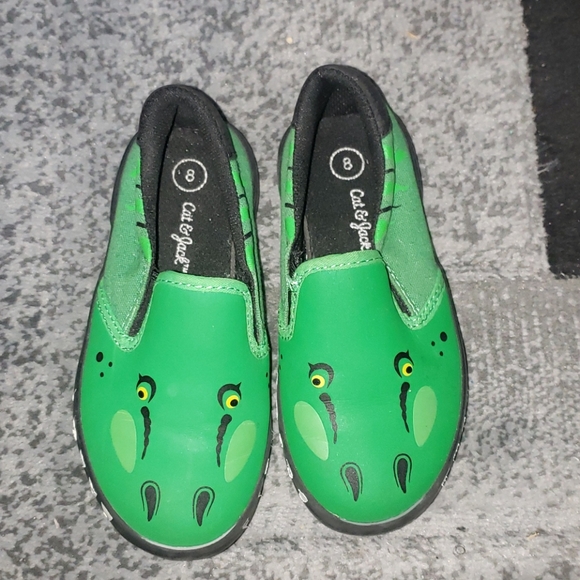 alligator slip on shoes